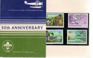 Papua New Guinea 1976 MNH Sc 437-40 Presentation Pack