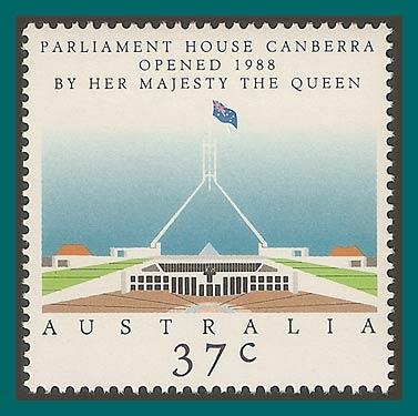 Australia 1988 Parliament House, MNH  1081,SG1144