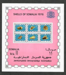 Somalia Sc#430-435a M/NH/VF, Complete Set, Sea Shells, Cv. $52.50