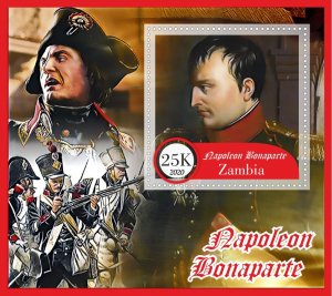 Stamps. Napoleon Bonaparte   6 sheets perf Zambia MNH **