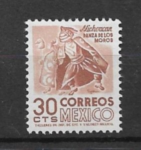 1954 Mexico #879 30c Indian Dancer MNH