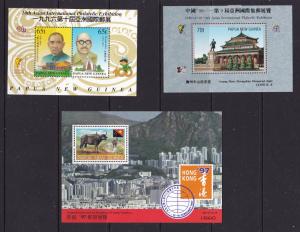 Papua New Guinea x 5 sets,3 mini & a single all MH