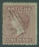 Antigua SC# 2 Queen Victoria, 1d, wmk 5, canceled