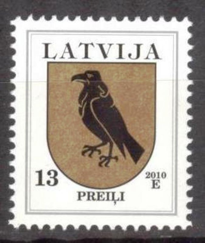 Latvia 2010 Definitive issue Coats of Arms Preili MNH**