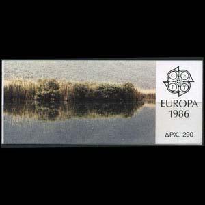 GREECE 1986 - Scott# 1569B Booklet-Europa NH
