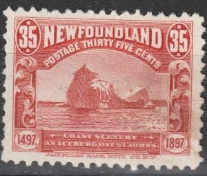 Newfoundland #73 , Used with light cancel  (1355)