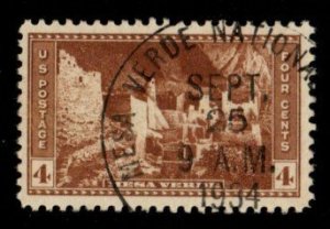 United States #743 used first day cancel