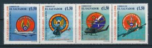 [116320] El Salvador 1998 Aviation National Air Force helicopter plane  MNH