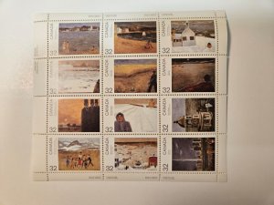 CANADA MINT SOUVENIR SHEET - VFNH #1027a - LL PANE of  12 CANADA DAY - 1984