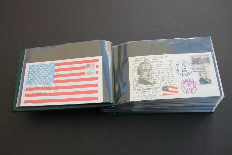 US Old Stamp Collection 100 Postmaster Signed Dones Hand Canceled Covers