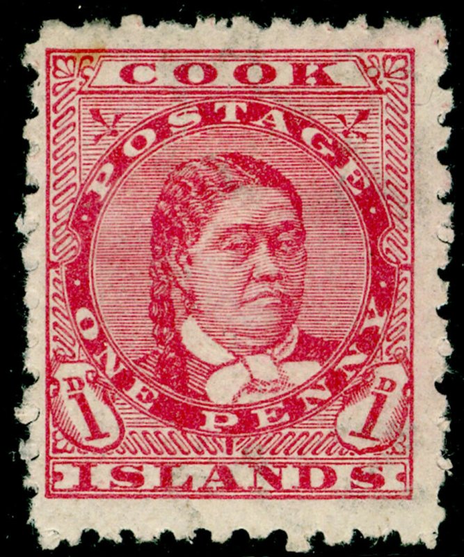 COOK ISLANDS SG29, 1d rose-pink, M MINT.