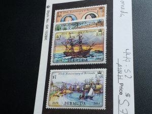 Bermuda Scott #449-52 Mint Never Hinged