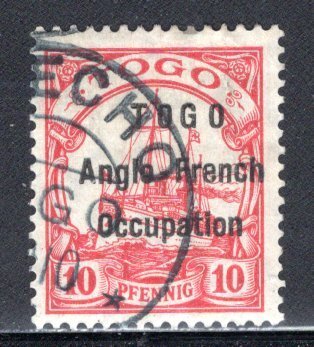 Togo  #37   Used   VF  CV $100.00  ...   6380022