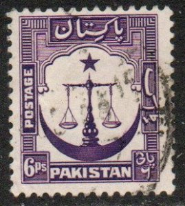 Pakistan Sc #25a Used perf 13½