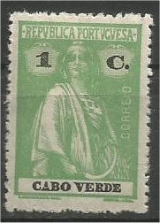 CAPE VERDE, 1914, MH 1r, Ceres Scott 147