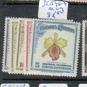 COLOMBIA   FLOWERS    SC 546-551     MOG       P0218B  H