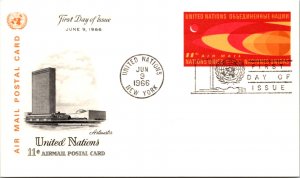 United Nations, New York, Government Postal Card, Worldwide First Day Cover