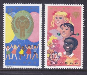 China PRC 1477-78 1979 International Year of the Child China Post J.38