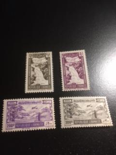 Lebanon sc C97-C100 MNH+MLH