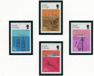 South Georgia 44-47 MNH 1976 set (fe8152)