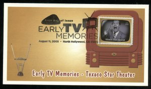 US 4414a Early TV Memories Texaco Star Theater UA Fleetwood cachet FDC DP