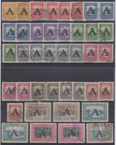 COLOMBIA 1950 AVIANCA Sc C186-C198 Yvert PA175-187 (40x) SET SHADES USED €94.70 