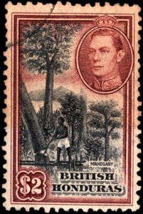 British Honduras #125, Incomplete Set, 1938, Used