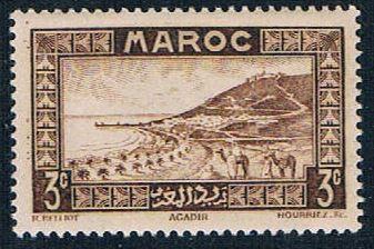 French Morocco 126 MLH Roadstead at Agadir 1933 (F0127)+