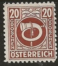 Austria ^  Scott # 4N10 - MH