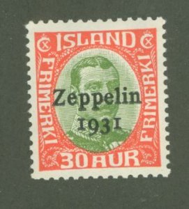 Iceland #C9 Mint (NH) Single