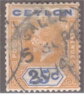 Ceylon sc#238 1921 used