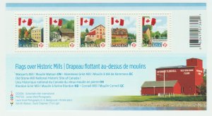 Canada - Scott # 2350 Flags over historic mills - S.S. - MNH