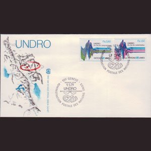 UN-GENEVA 1979 - FDC - 82-3 Disaster Relief