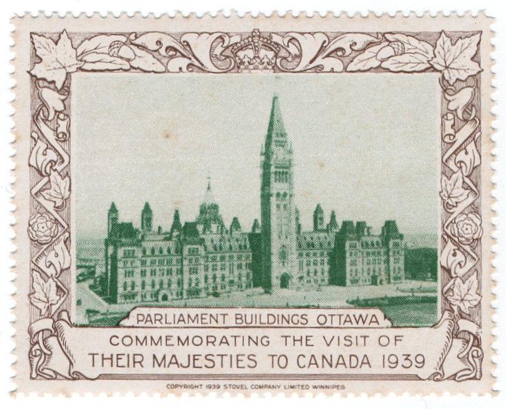 (I.B) Canada Cinderella : Royal Visit 1939 (Parliament Building)