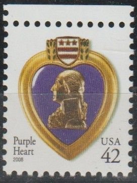 4263, Single- W/A.   Purple Heart  MNH,  .42 cent