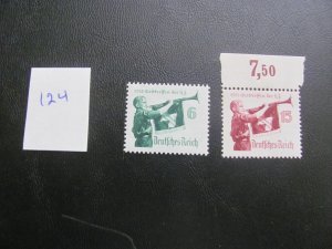 Germany 1935 MNH 463-464 SET XF 25 EUROS (124)