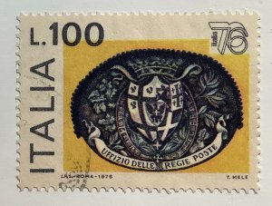 Italy 1976 Scott 1236 used - 100 L,  International Philatelic Exhibition, Milan