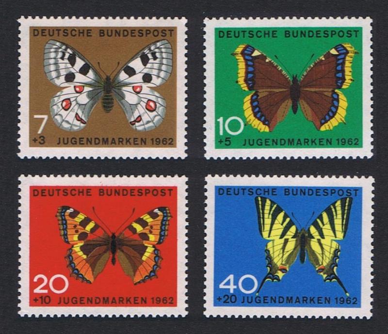 Germany Butterflies 4v SG#1290/93 MI#376-79 CV?4.1