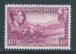 Montserrat #94a NH 1 1/2p Sea Island Cotton - Perf. 13