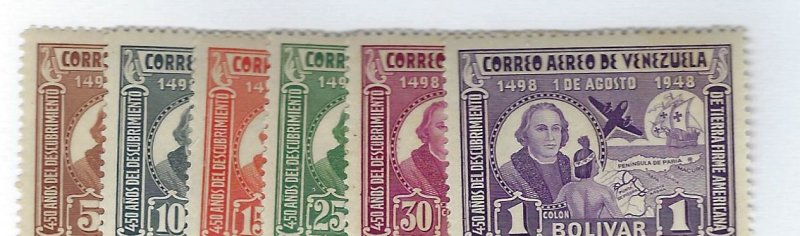 Venezuela SC#278-283 MNH F-VF...Worth a close look!!