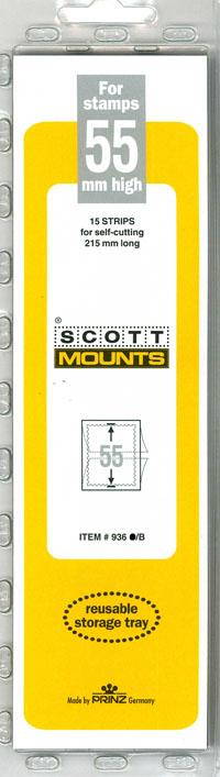 Scott Mounts Black 55 STRIP 215 ,(Pgk. 15)(00936B)