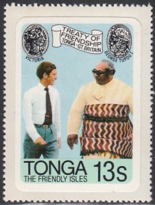 Tonga 1981 MH Sc #485 13s Prince Charles, King Taufa'ahau