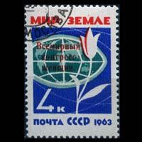 RUSSIA 1963 - Scott# 2754 Intl.Women Cong. Set of 1 CTO