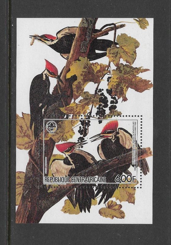 BIRDS - CENTRAL AFRICAN REPUBLIC #716  MNH