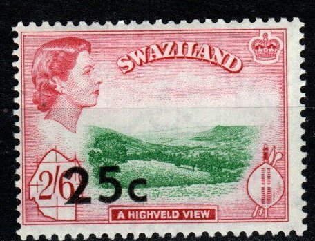 Swaziland #76B F-VF Unused CV $450.00