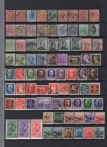 Italy & Area Early to 1950's Collection 235 Stamps Used Some MNH
