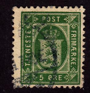 Denmark O14 Official Stamp 1902