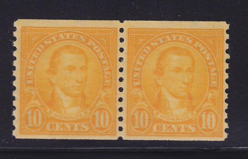 603 Pair VF OG never hinged with nice color cv $ 17 ! see pic !