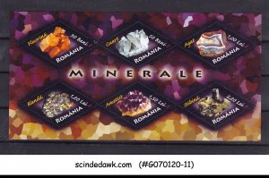 ROMANIA - 2006 MINERALS - MIN, SHEET MINT NH