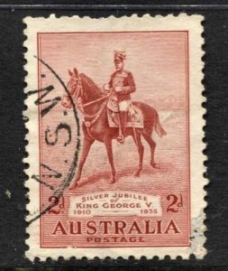 STAMP STATION PERTH Australia #152 KGV and Charger Used  CV$0.35